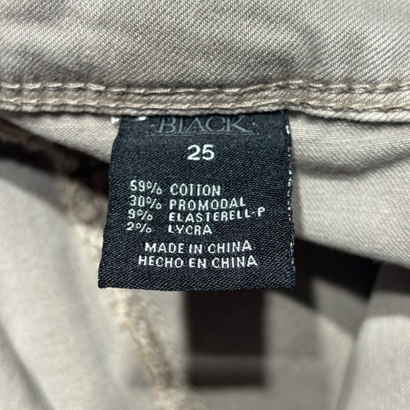 Buckle Black Jeans Womens 25 Skinny Fit 53 Stretch Ankle Zip Mid Rise Concert - Picture 3 of 6